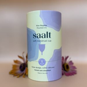 Saalt Soft Menstrual Cup Mountain Iris - MissDiagnosed.co