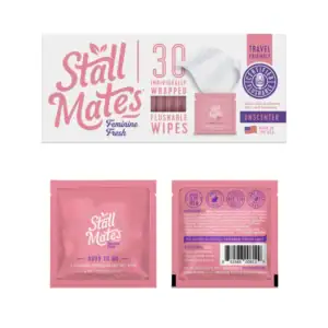 MissD - MissDiagnosed.co - Stall Mates 30 Wipes Unscented Individually Wrapped